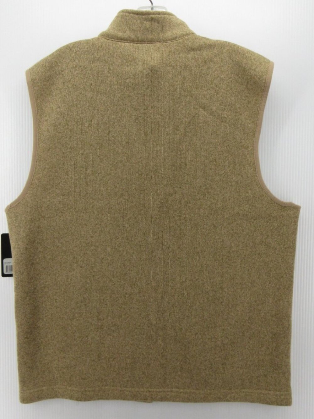 Eddie Bauer Vest Large Oatmeal Sweater Fleece Jacket Coat Hiking NEW - Picture 8 of 12